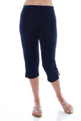 Stretchy Solid Capri Pants Stretchy Solid Capri Pants