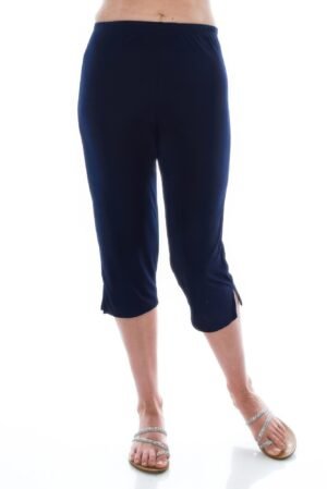 Stretchy Solid Capri Pants Stretchy Solid Capri Pants