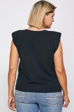 Padded Shoulder Top Padded Shoulder Top