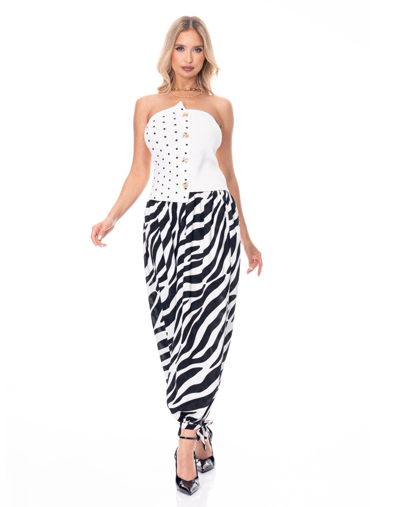 polka dot top - image 2