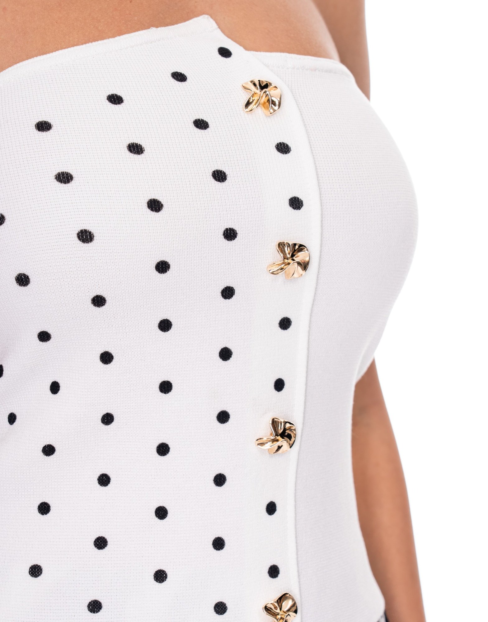 polka dot top - image 4