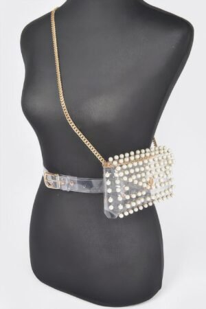 Rhinestone Clear Plus Size Belt Bag Rhinestone Clear Plus Size Belt Bag