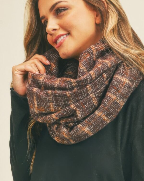 Plaid Infinity Scarf