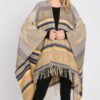 Aztec Pattern Fringe Ruana