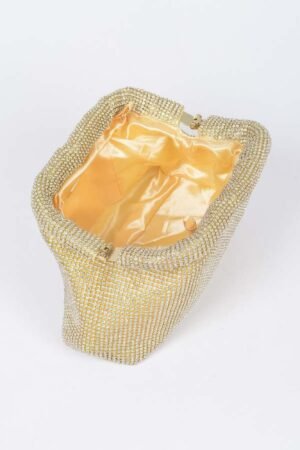 Full Rhinestone Compact Clutch