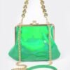 Mirror Metallic Ball Chain Frame Bag