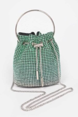 Rhinestone Ombre Bucket Bag Rhinestone Ombre Bucket Bag