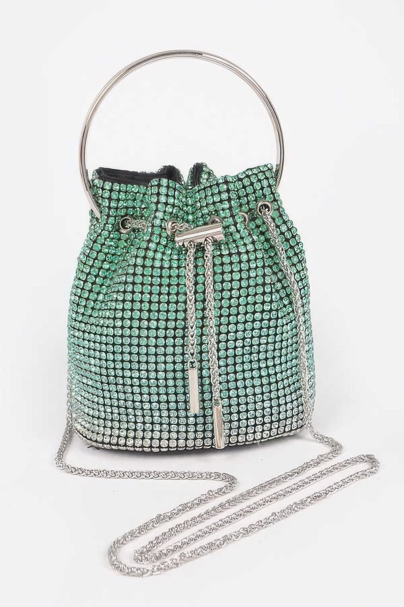 Rhinestone Ombre Bucket Bag Rhinestone Ombre Bucket Bag