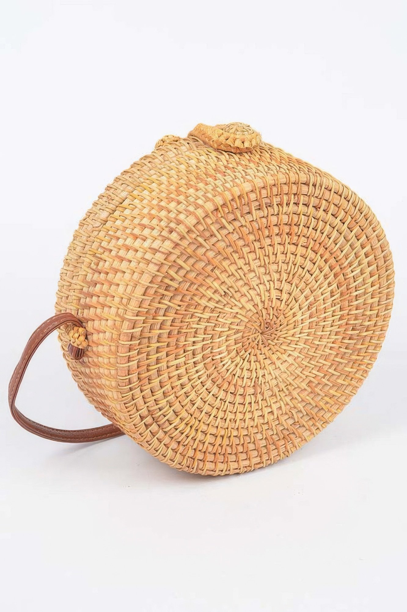 Bamboo Round Crossbody Bag Bamboo Round Crossbody Bag