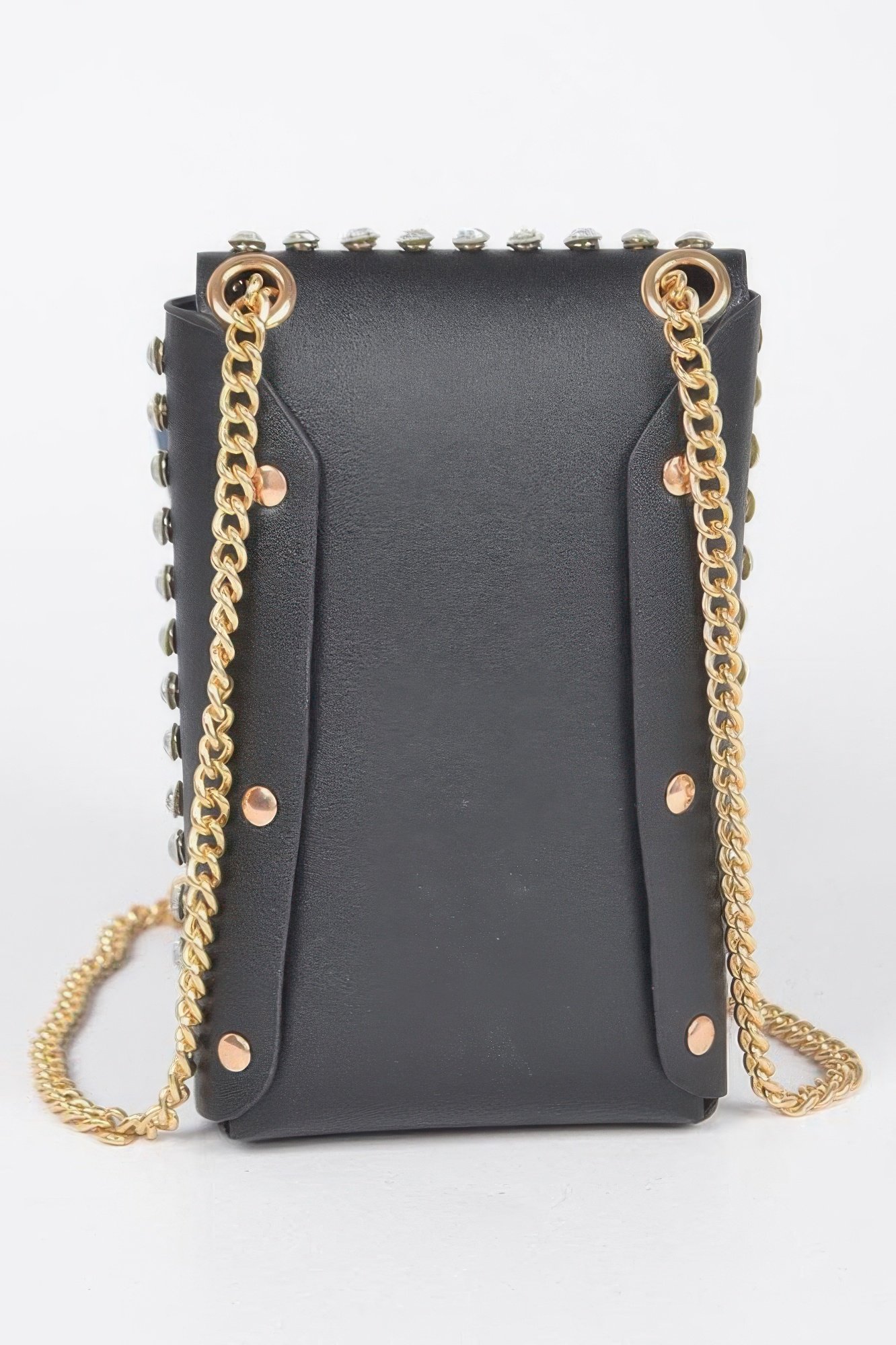 rhinestone cellphone crossbody belt bag - image 3