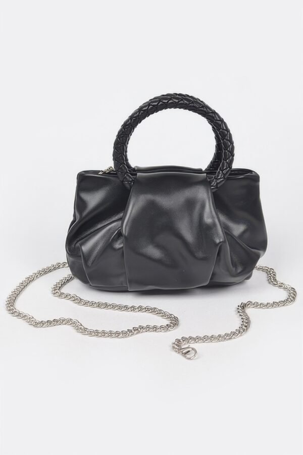 Braided Handle Crossbody Bag