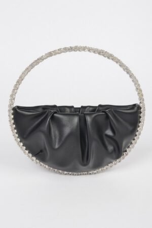 Round Stone Handle Clutch Round Stone Handle Clutch
