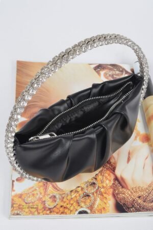 Round Stone Handle Clutch Round Stone Handle Clutch