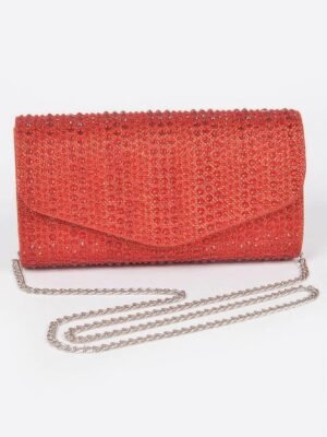 Rhinestone Hotfix Party Clutch