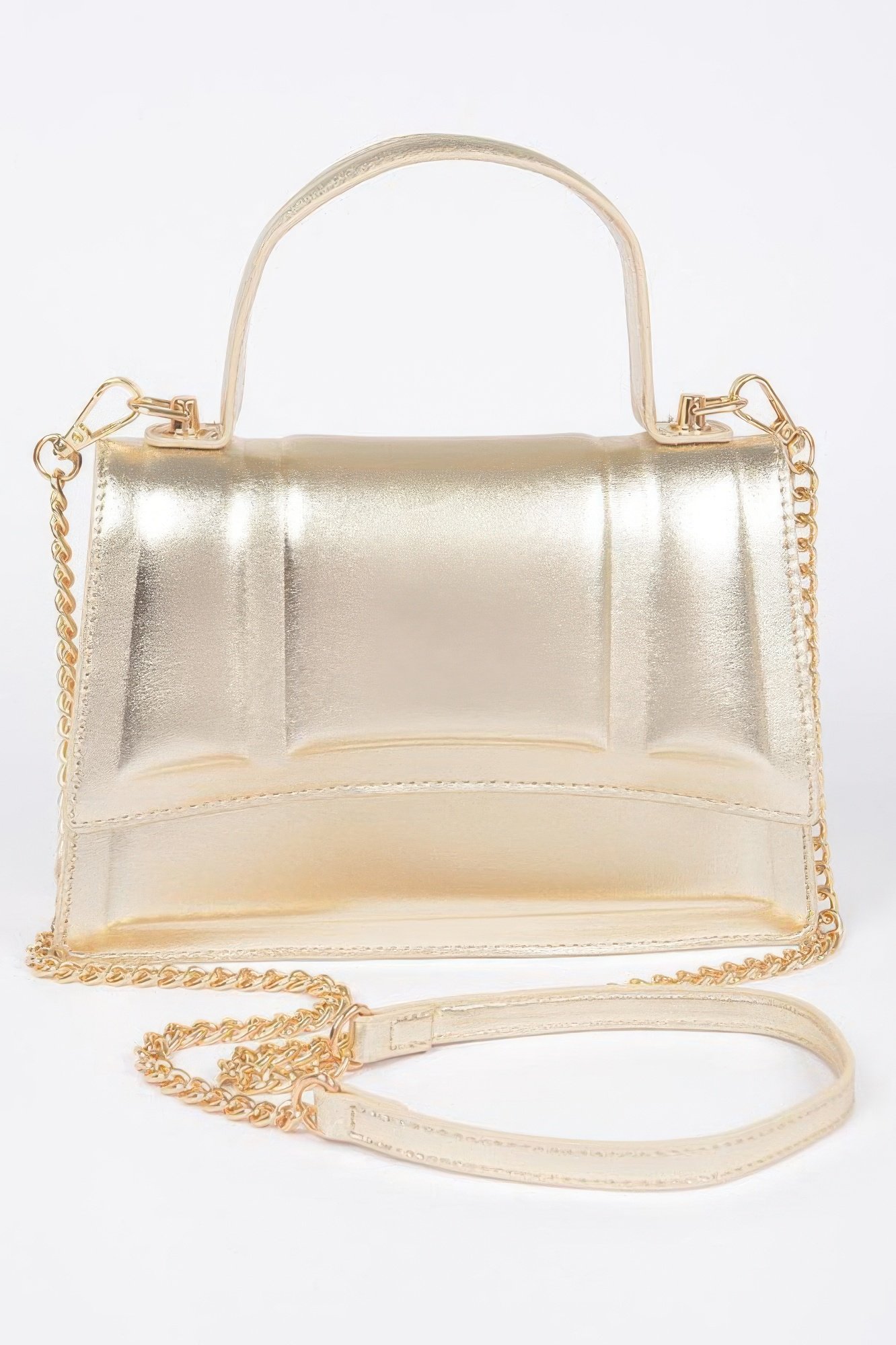metal accents crossbody bag