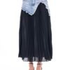 Denim Contrast Skirt