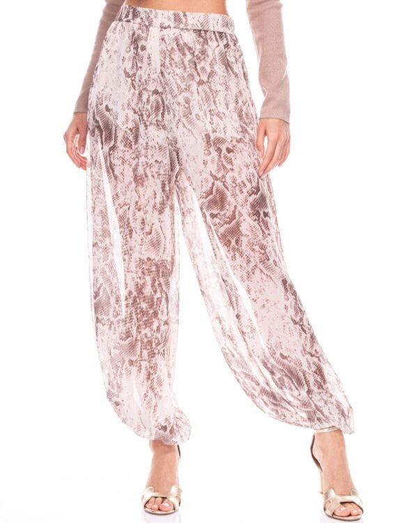 Snake Print Pants