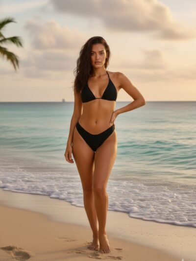 Mesh 3 Piece Bikini Set Mesh 3 Piece Bikini Set