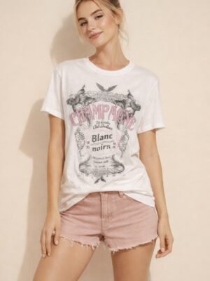 Champagne Rosé Crest Classic Tee