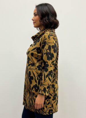 Thomas&olivia Printed Plus Size Blouse