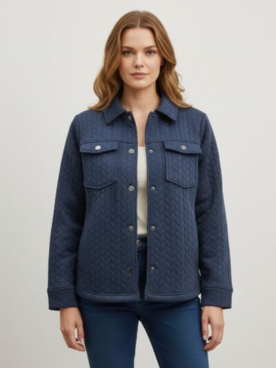 Onque Casual Textured Jacket – Versatile Lightweight Jacket