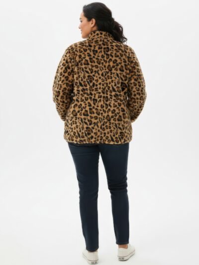 Onque Casual Animal Print Jacket Onque Casual Animal Print Jacket