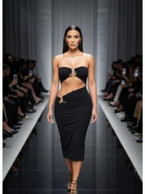 A Sharp Triangular Cutout Midi