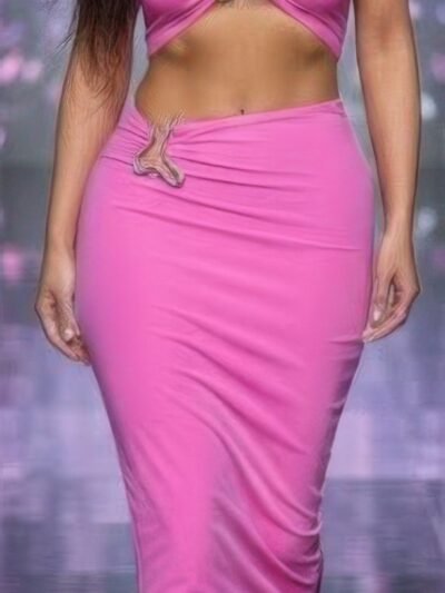 A Sharp Triangular Cutout Midi A Sharp Triangular Cutout Midi