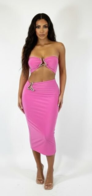 A Sharp Triangular Cutout Midi A Sharp Triangular Cutout Midi
