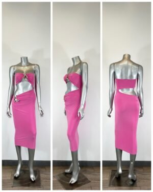 A Sharp Triangular Cutout Midi A Sharp Triangular Cutout Midi