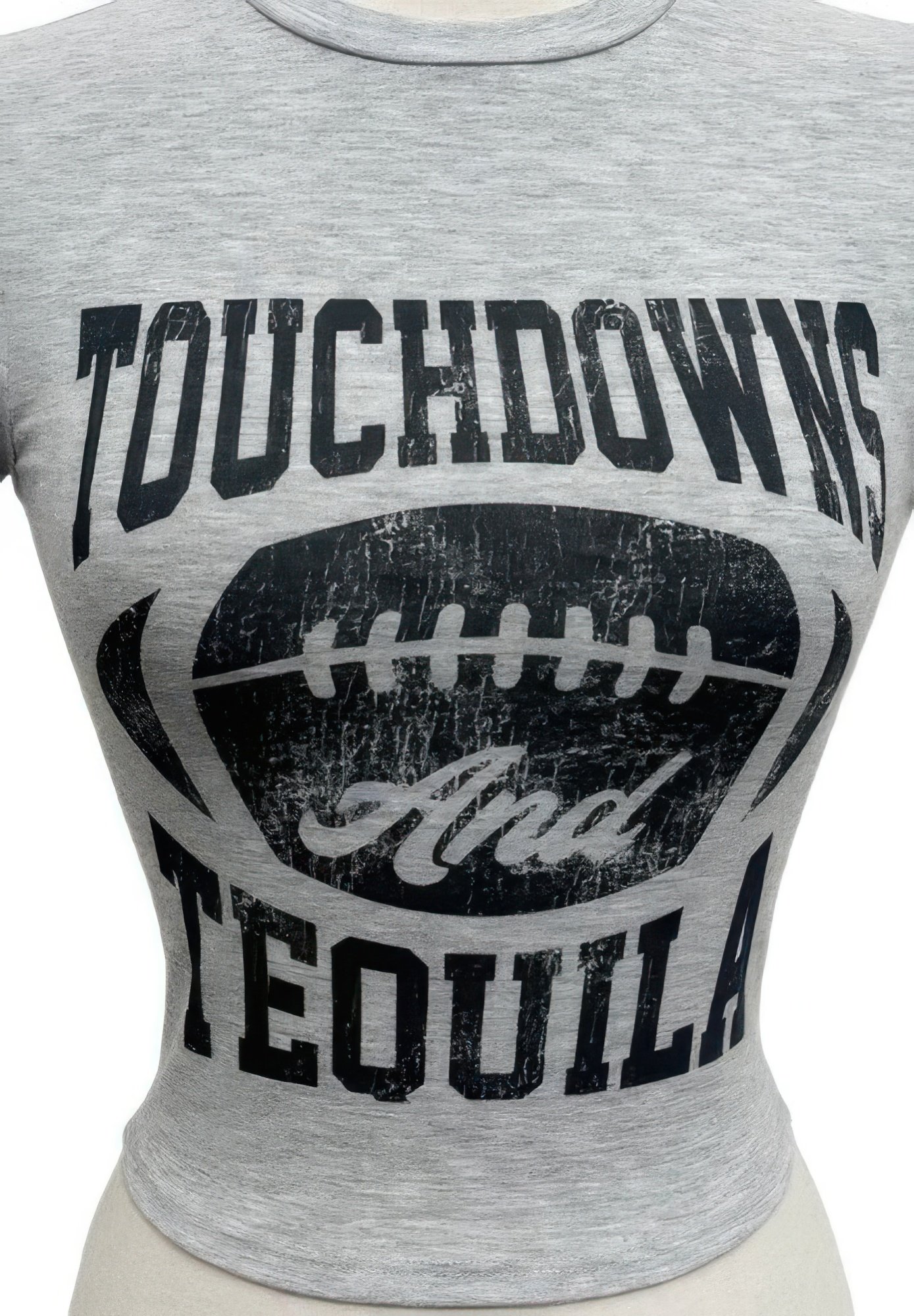 Touchdowns & Tequila Graphic Crop Tee Touchdowns & Tequila Graphic Crop Tee