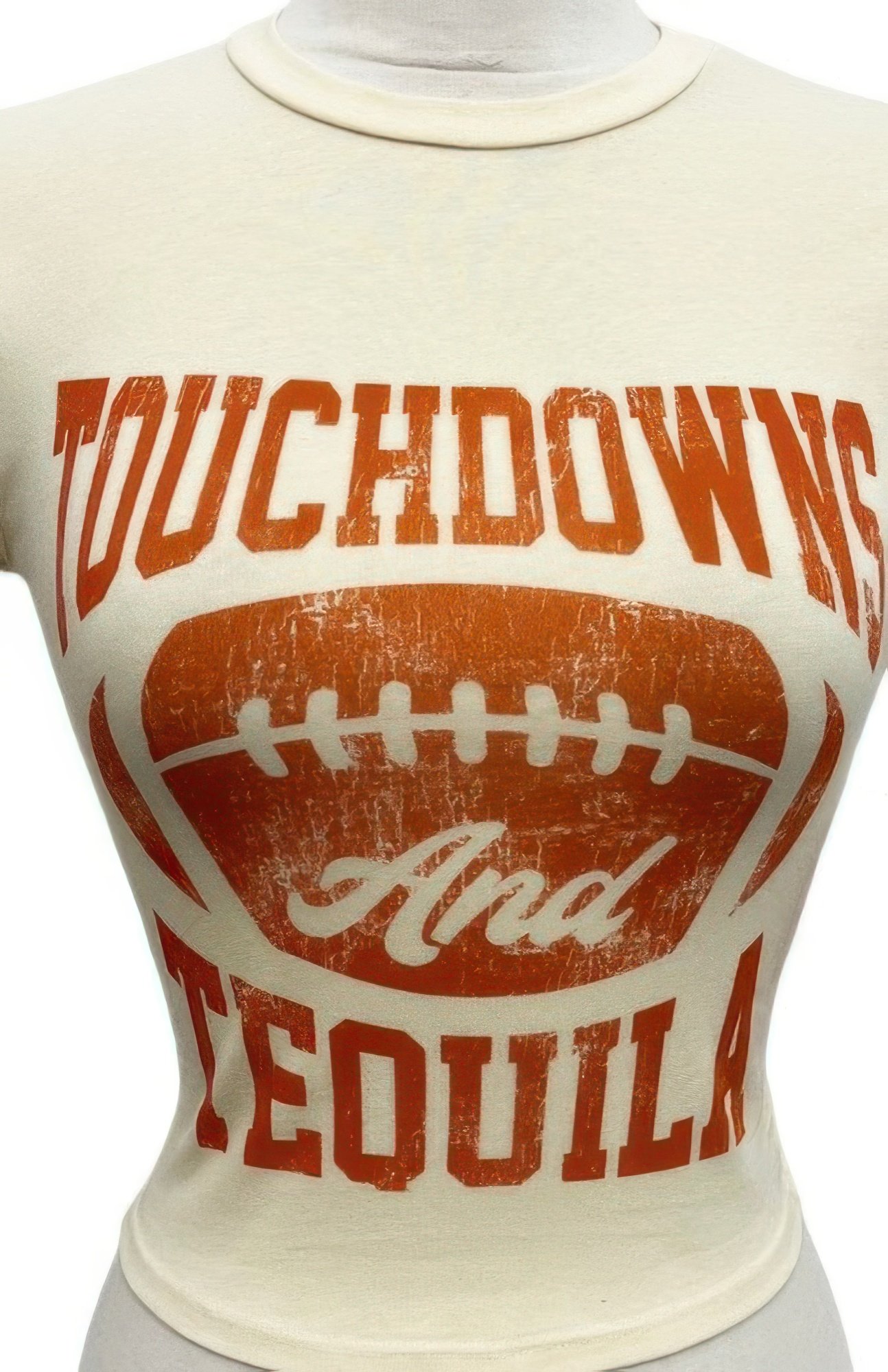 Touchdowns & Tequila Graphic Crop Tee Touchdowns & Tequila Graphic Crop Tee