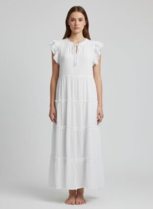 Mlle Gabrielle Solid Cap Sleeve Dress Mlle Gabrielle Solid Cap Sleeve Dress