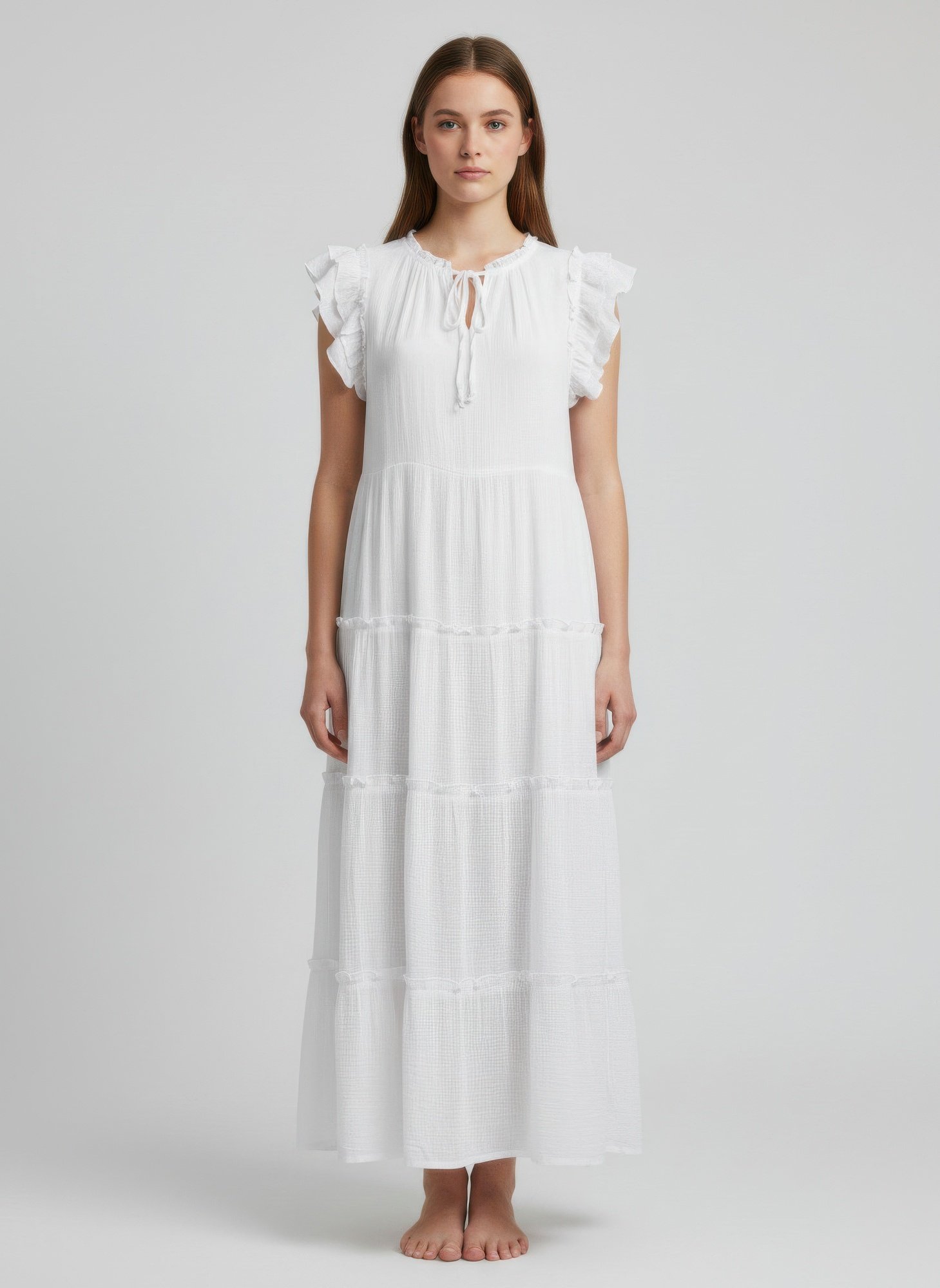 Mlle Gabrielle Solid Cap Sleeve Dress Mlle Gabrielle Solid Cap Sleeve Dress