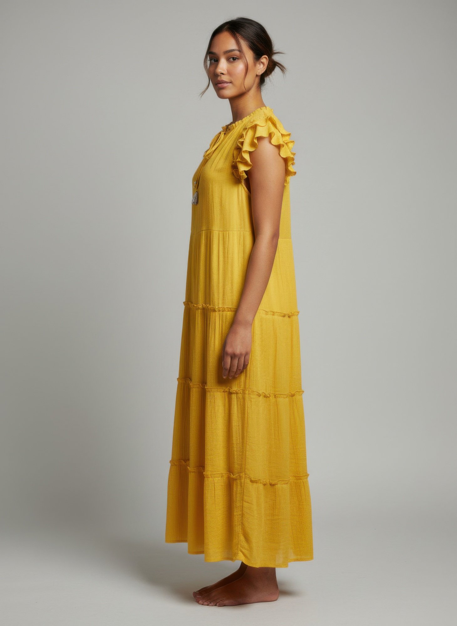 Mlle Gabrielle Solid Cap Sleeve Dress Mlle Gabrielle Solid Cap Sleeve Dress