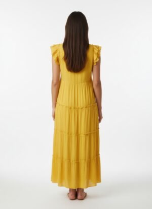 Mlle Gabrielle Solid Cap Sleeve Dress Mlle Gabrielle Solid Cap Sleeve Dress