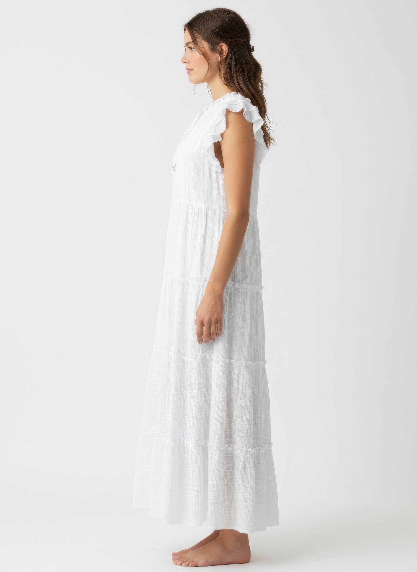 Mlle Gabrielle Solid Cap Sleeve Dress Mlle Gabrielle Solid Cap Sleeve Dress