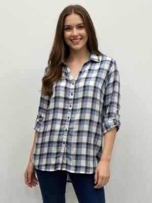 Erika Plaid Blouse Erika Plaid Blouse