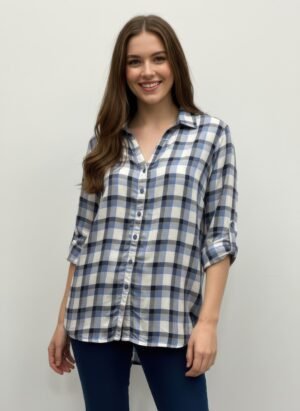 Erika Plaid Blouse Erika Plaid Blouse