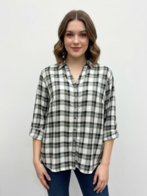 Erika Plaid Blouse