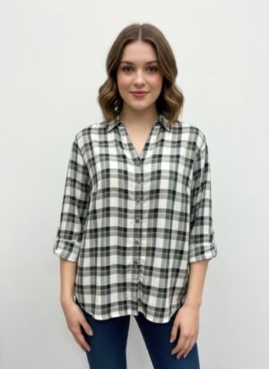 Erika Plaid Blouse