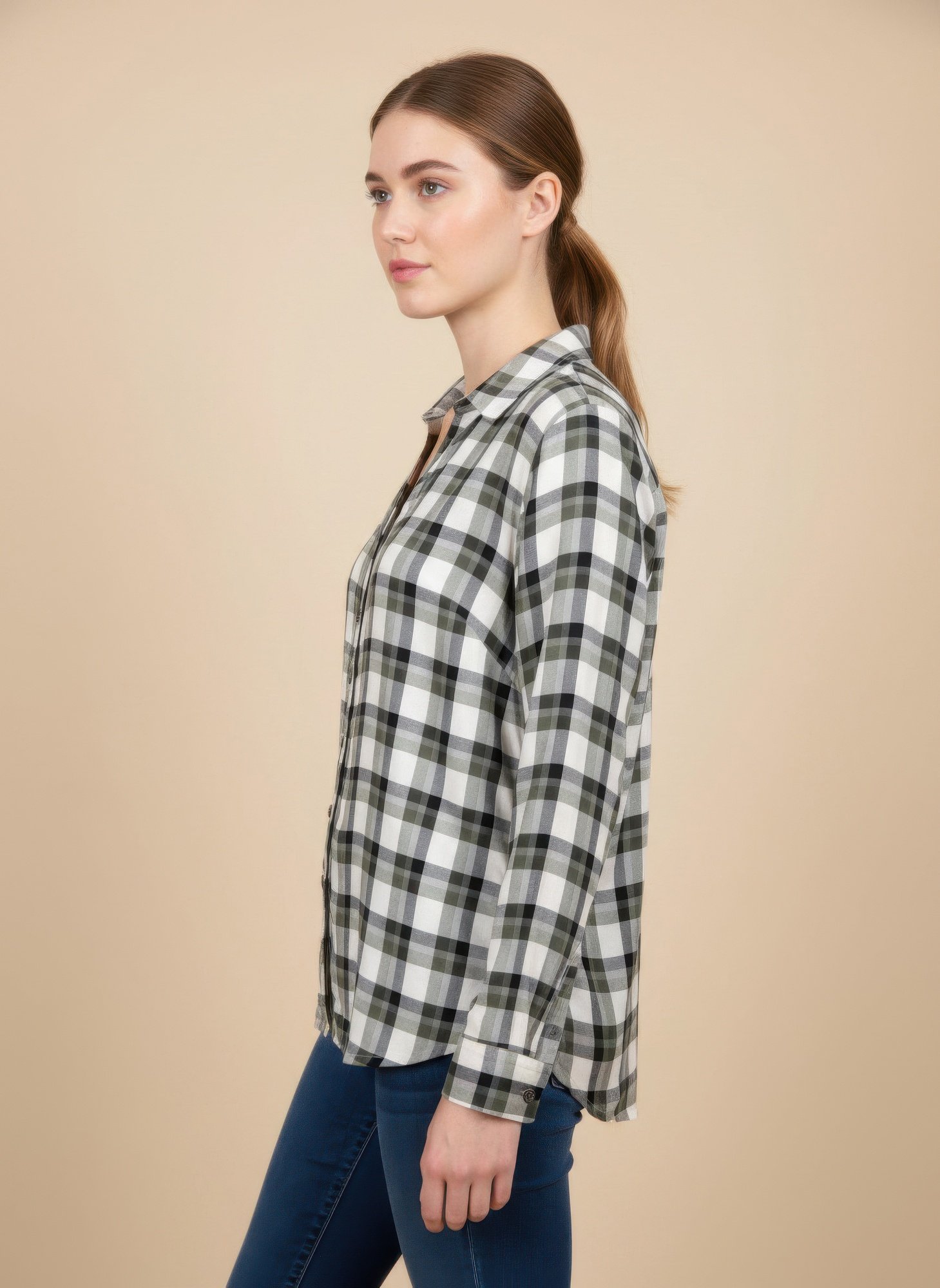 Erika Plaid Blouse Erika Plaid Blouse