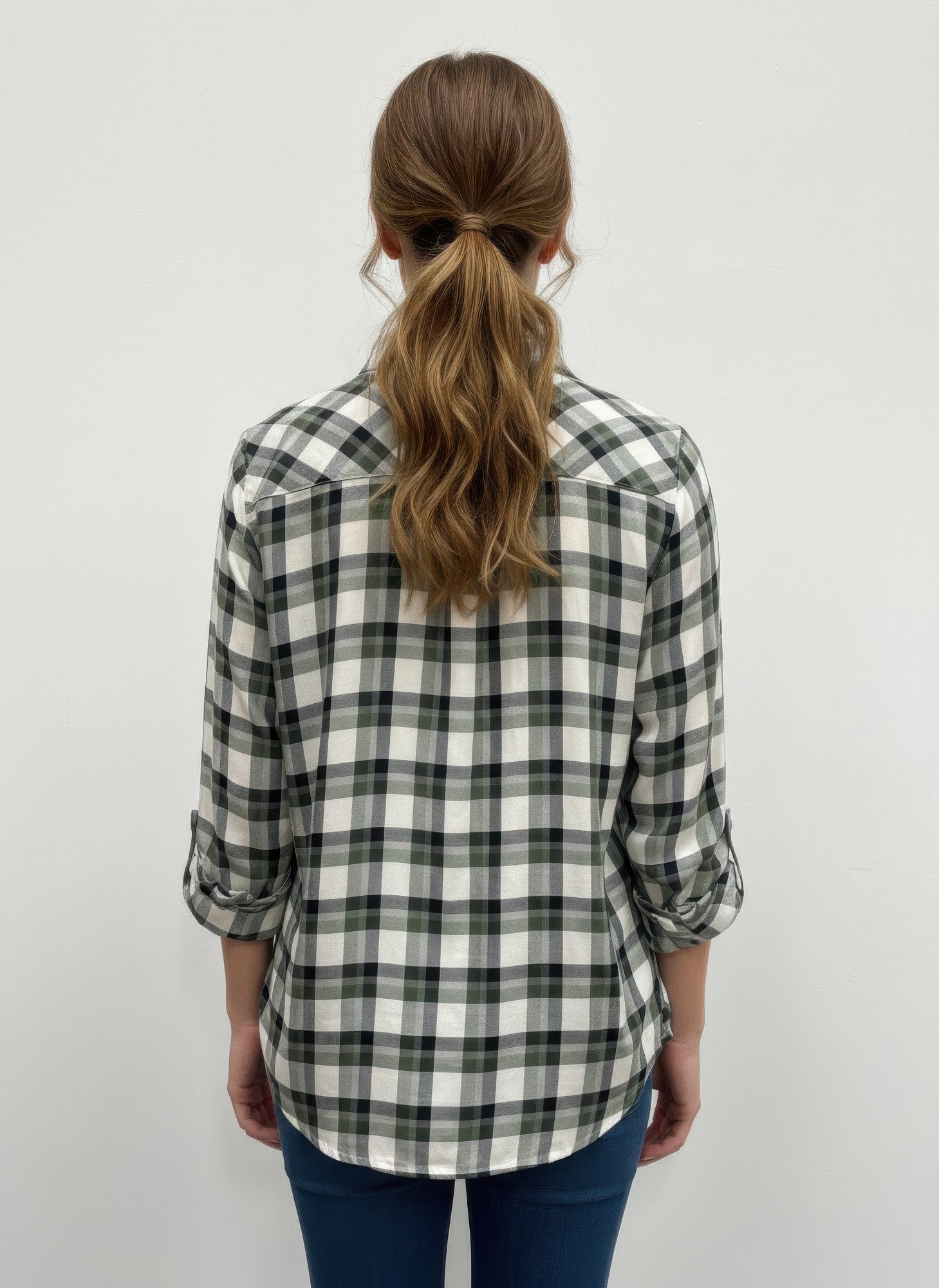 Erika Plaid Blouse Erika Plaid Blouse