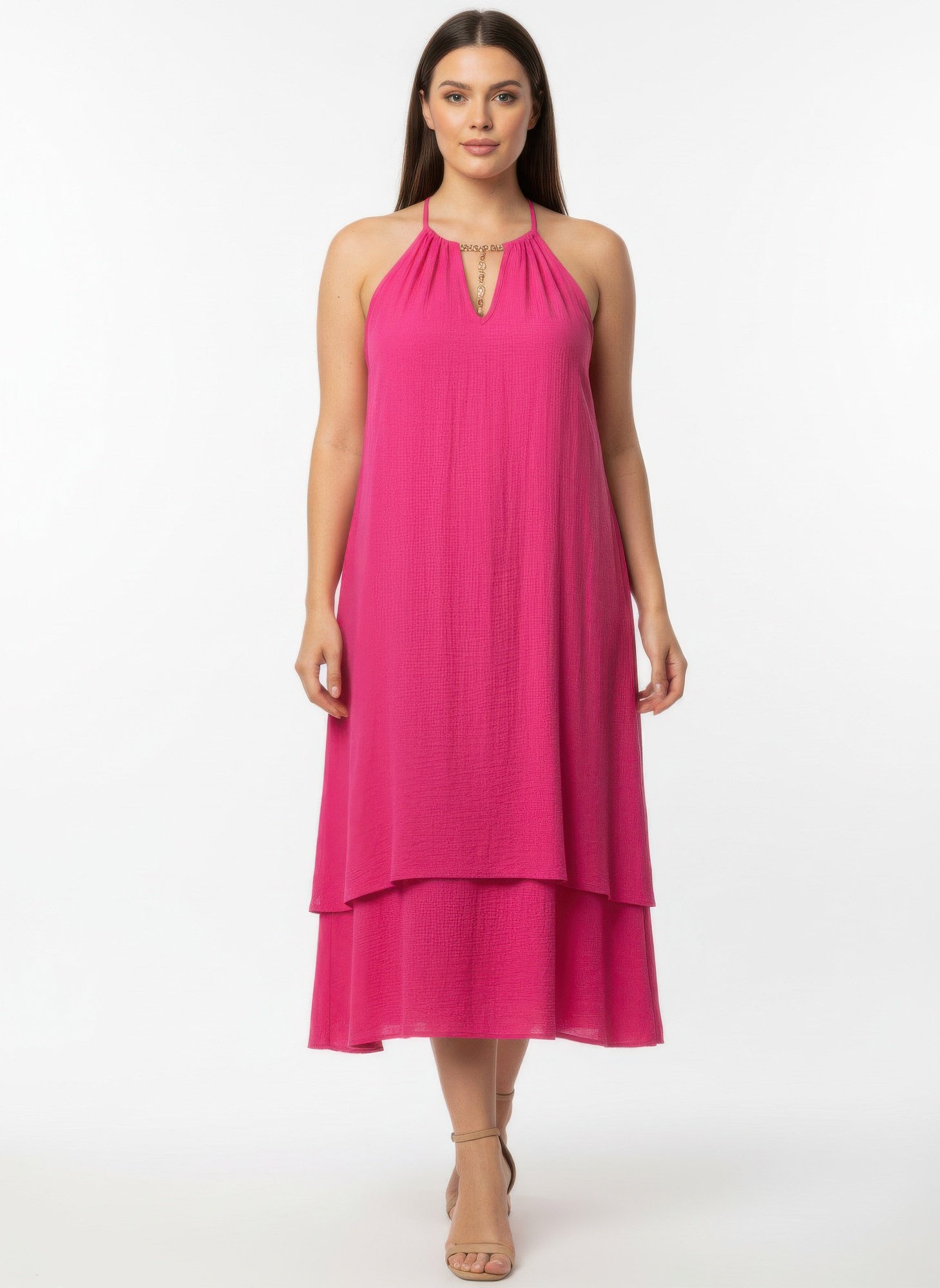 Mlle Gabrielle Solid Sleeveless Dress Mlle Gabrielle Solid Sleeveless Dress