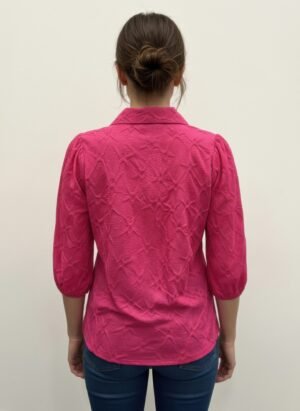Rylee Moon Solid 3/4 Sleeve Blouse Rylee Moon Solid 3/4 Sleeve Blouse