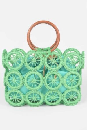 Monotone Crochet Handbag