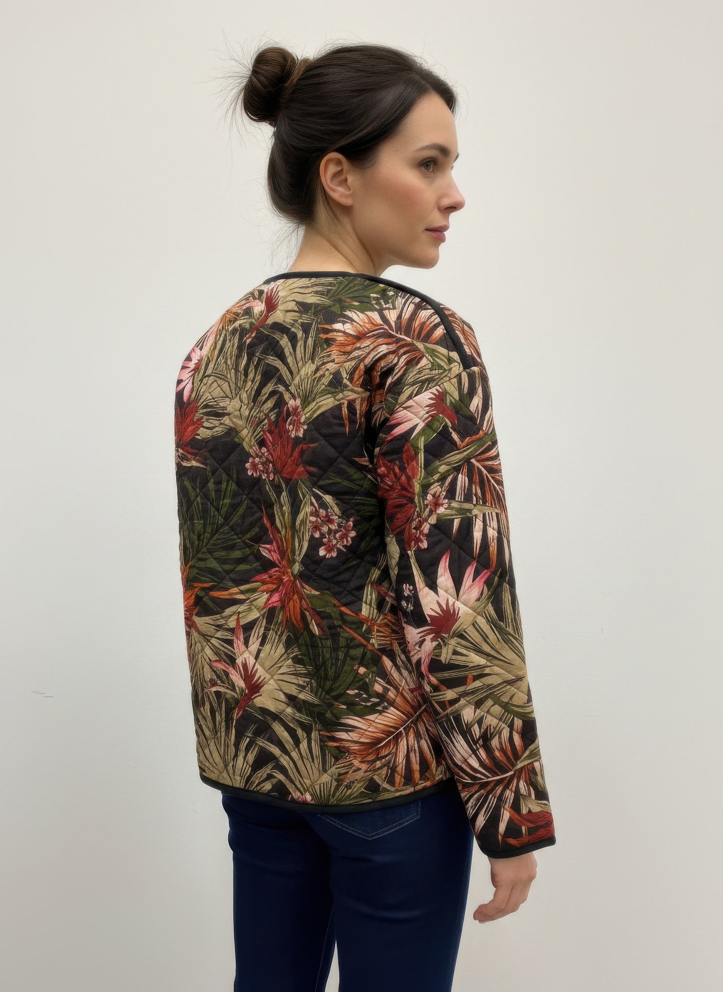 Onque Casual Printed Reversible Jacket Onque Casual Printed Reversible Jacket