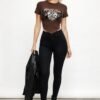 Midnight Rider Graphic Cropped Tee
