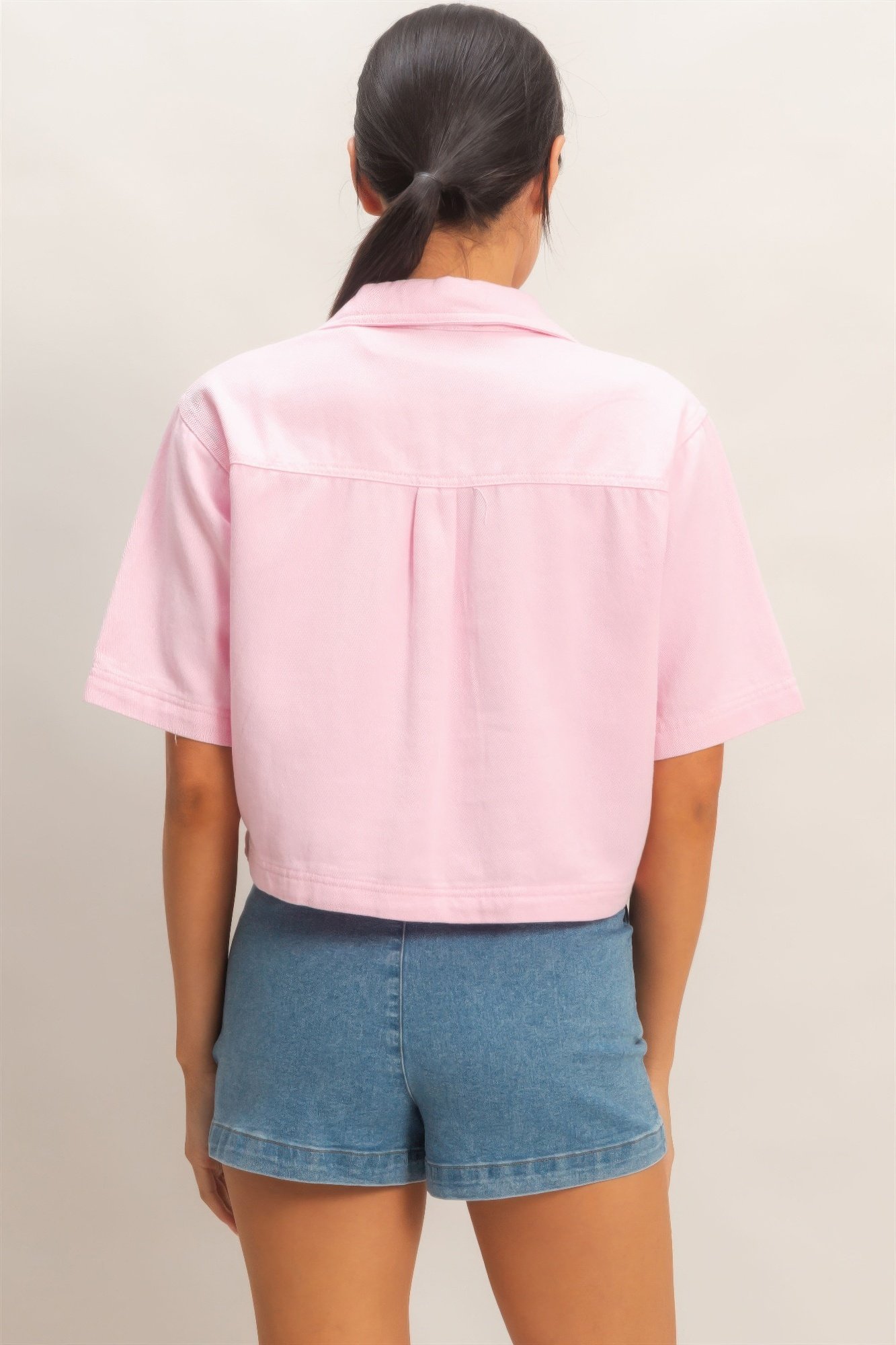 Collared V-neck Top Collared V-neck Top - Image 18