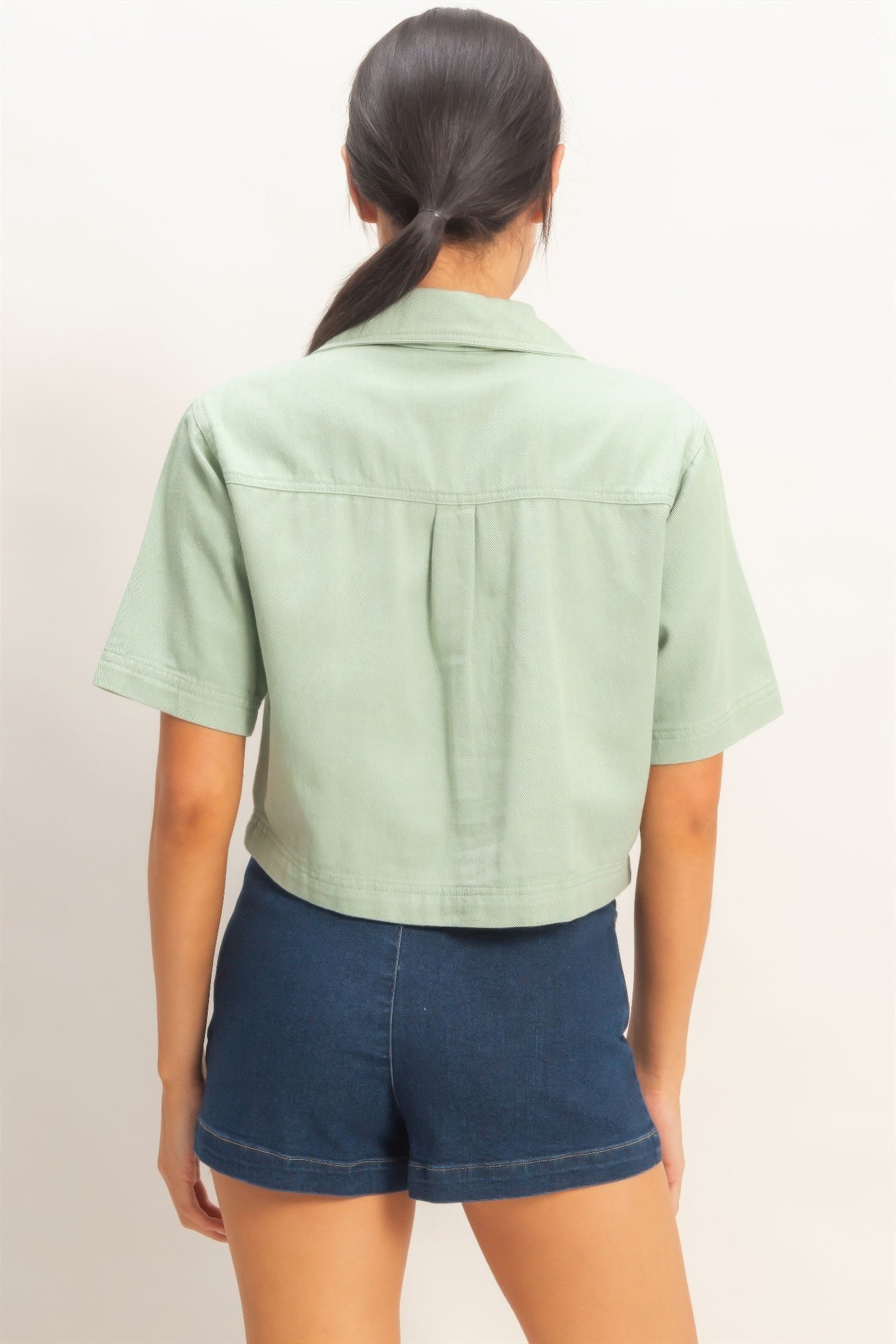 Collared V-neck Top Collared V-neck Top - Image 12